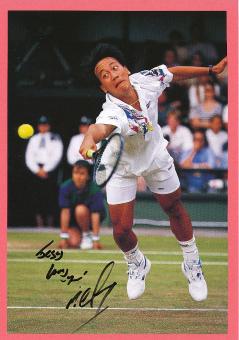 Michael Chang  USA  Tennis Autogramm Bild original signiert 