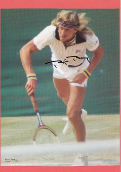 Björn Borg  Schweden  Tennis Autogramm Bild original signiert 