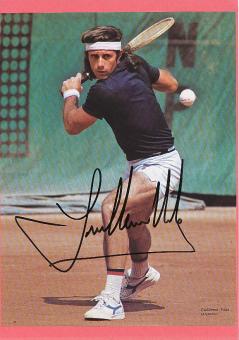 Guillermo Vilas  Argentinien  Tennis Autogramm Bild original signiert 