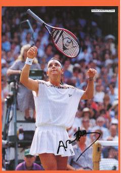 Arantxa Sanchez Vicario  Spanien  Tennis Autogramm Bild original signiert 
