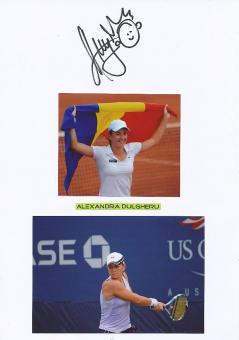Alexandra Dulgheru  Rumänien  Tennis Autogramm Karte original signiert 