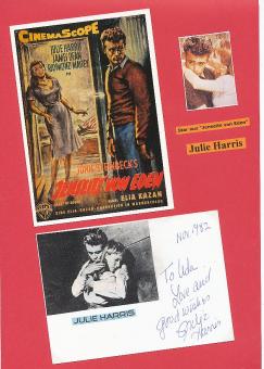 Julie Harris † 2013   Film & TV Autogramm Karte original signiert 