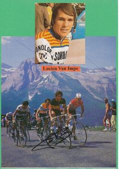 Lucien van Impe  Tour de France Sieger 1976  Radsport Autogramm Bild original signiert 