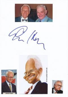 Edmund Stoiber  Ministerpräsident Bayern  Politik Autogramm Karte original signiert 