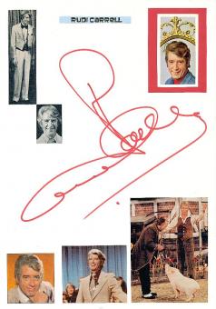 Rudi Carrell † 2006   Film & TV Autogramm Karte original signiert 