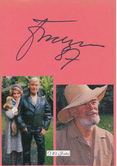 O.W. Fischer † 2004  Österreich   Film & TV Autogramm Karte original signiert 
