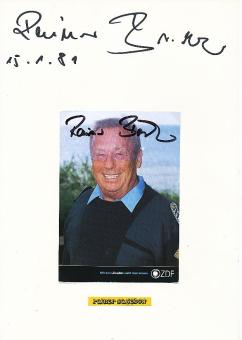 2  x  Rainer Basedow † 2022  Film & TV Autogrammkarte + Karte original signiert 