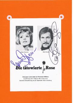 Götz George † 2016 &  Sonja Ziemann 2020  Film & TV Autogramm Bild original signiert 
