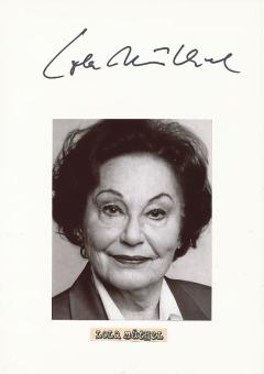 Lola Müthel † 2011  Film & TV Autogramm Karte original signiert 