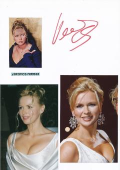 Veronica Ferres  Film &  TV Autogramm Karte original signiert 
