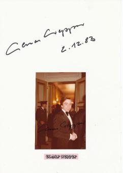 2  x  Elmar Wepper  Film &  TV Autogramm Foto + Karte original signiert 