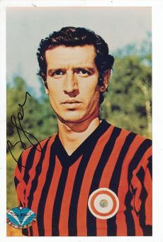 Alberto „Albertino“ Bigon  AC Mailand  Fußball Autogramm 28 x 18 cm Foto original signiert 