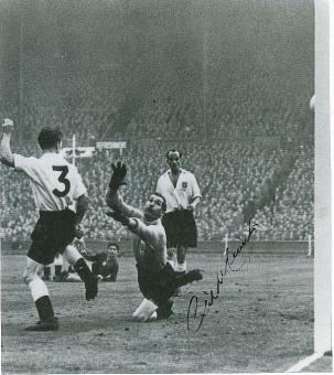 Gil Merrick † 2010  England  WM 1954  Fußball Autogramm 20 x 22 cm Foto original signiert 