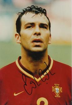 Jorge Costa  Portugal  Fußball Autogramm 30 x 20 cm Foto original signiert 