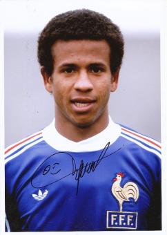 Jean Tigana Frankreich Europameister EM 1984   Fußball Autogramm 30 x 20 cm Foto original signiert 