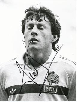 Luis Fernandez Frankreich Europameister EM 1984  Fußball Autogramm 16 x 21 cm Foto original signiert 