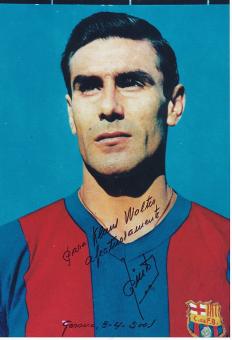 José "Pepe" Pinto Rosas   FC Barcelona  Fußball Autogramm 30 x 20 cm  Foto original signiert 