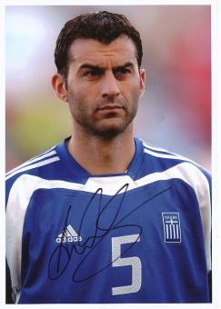 Traianos Dellas   Griechenland Europameister EM 2004  Fußball Autogramm 30 x 21 cm Foto original signiert 