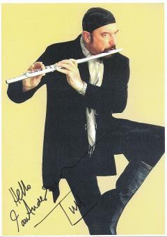 Ian Anderson  Jethro Tull   Musik  21 x 30 cm Autogrammkarte original signiert 