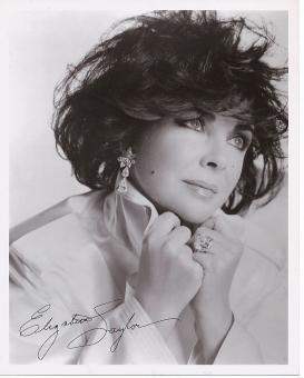 Elizabeth Taylor † 2011   Film & TV Autogramm 20 x 25 cm Foto Druck signiert 