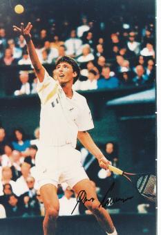 Goran Ivanisevic   Kroatien  Tennis Autogramm 30 x 20 cm Foto original signiert 