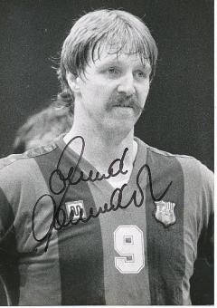 Erhard Wunderlich † 2012   FC Barcelona  Handball Autogramm 13 x 18 cm Foto original signiert 