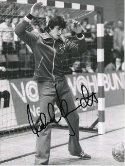 Wieland Schmidt  DDR  Olympia Sieg 1980  Handball Autogramm 16 x 22 cm Foto original signiert 