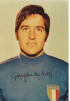Giancarlo De Sisti  Italien WM 1970  Fußball 30 x 20 cm Autogramm Foto original signiert 