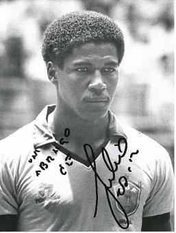 Julio Cesar  Brasilien  Fußball Autogramm 22 x 16 cm Foto original signiert 