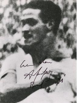 Ademir de Menezes † 1996 Brasilien WM 1950  Fußball Autogramm 24 x 18 cm Foto original signiert 