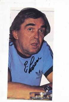 Ernst Happel † 1992 Österreich  Hamburger SV  Fußball Autogramm Bild  original signiert 