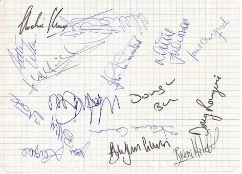 FC Aberdeen   1980   Fußball Autogramm Blatt  original signiert 