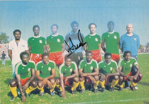 Thomas N’Kono  Kamerun WM 1990   Fußball Autogramm Bild  original signiert 