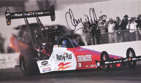 Clay Millican  Dragster Auto Motorsport Autogrammkarte original signiert 