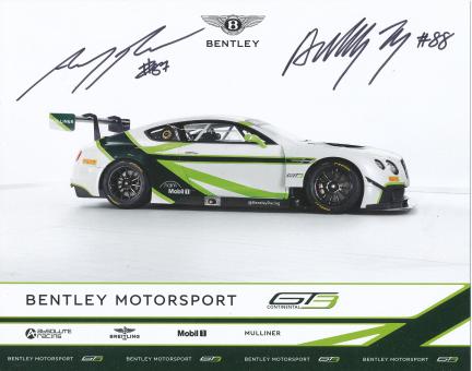 Andrew Palmer & Adderly Fong  Auto Motorsport 20 x 25 cm Autogrammkarte original signiert 