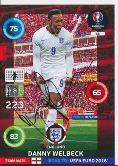 Danny Welbeck  England  Road to EM 2016 Panini Adrenalyn Card 