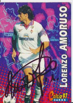 Lorenzo Amoruso  AC Florenz   Trading Card orig. signiert 