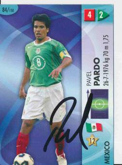Pavel Pardo  Mexico  WM 2006 Panini  Card orig. signiert 