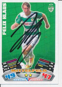 Felix Klaus  SpVgg Fürth  2012/13 Match Attax Card orig. signiert 