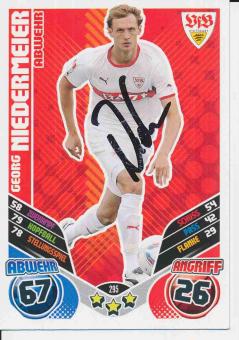 Georg Niedermeier  VFB Stuttgart   2011/12 Match Attax Card orig. signiert 
