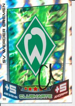 SV Werder Bremen  2013/14 Match Attax Card orig. signiert 