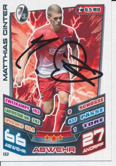 Matthias Ginter  SC Freiburg   2013/14 Match Attax Card orig. signiert 