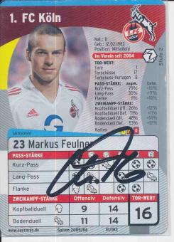 Markus Feulner  FC Köln  Soccards Bundesliga Fußball original signiert 