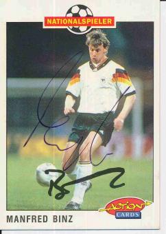Manfred Binz DFB  Panini Bundesliga Card original signiert 