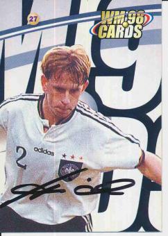 Jörg Heinrich   DFB  Panini Bundesliga Card original signiert 