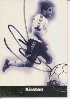 Ulf Kirsten  DFB  Panini Bundesliga Card original signiert 