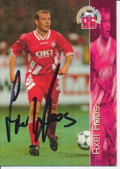 Axel Roos  FC Kaiserslautern  Panini Card original signiert 