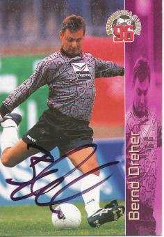 Bernd Dreher  Bayer 05 Uerdingen  Panini Card original signiert 