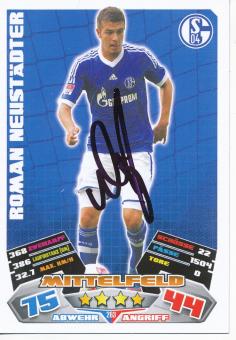 Roman Neustädter  FC Schalke 04   2012/13 Match Attax Card orig. signiert 