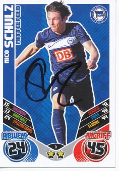 Nico Schulz  Hertha BSC Berlin  2011/12 Match Attax Card orig. signiert 